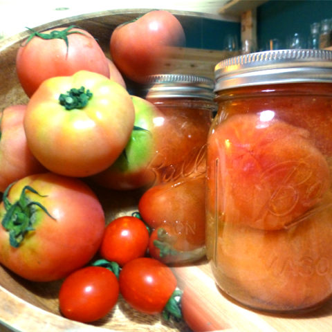 ホールトマトの作り方